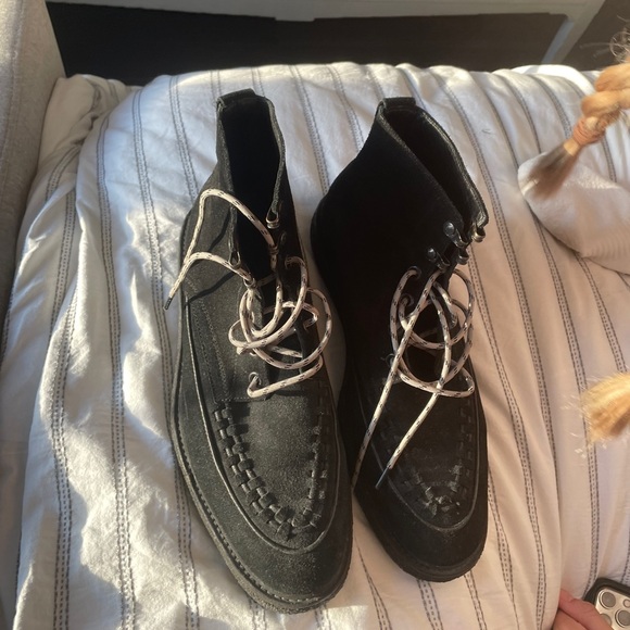 All Saints suede black boots size 11 - Picture 4 of 7